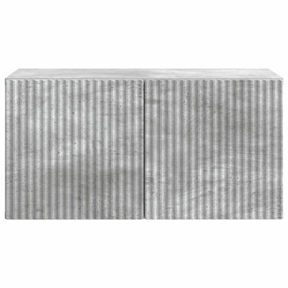 vidaXL Wall-Mounted TV Cabinet Concrete Grey 59.5 x 31 x 30 cm