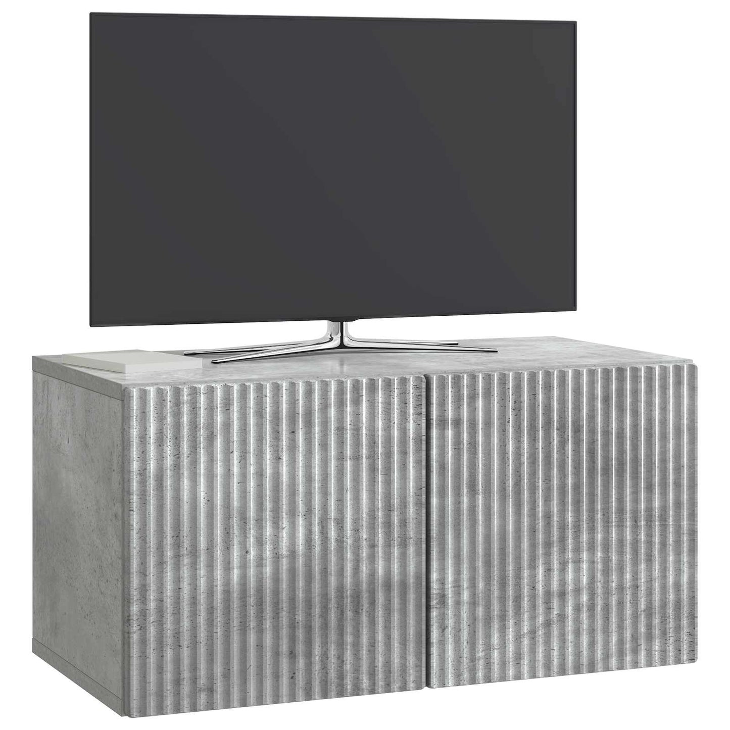 vidaXL Wall-Mounted TV Cabinet Concrete Grey 59.5 x 31 x 30 cm