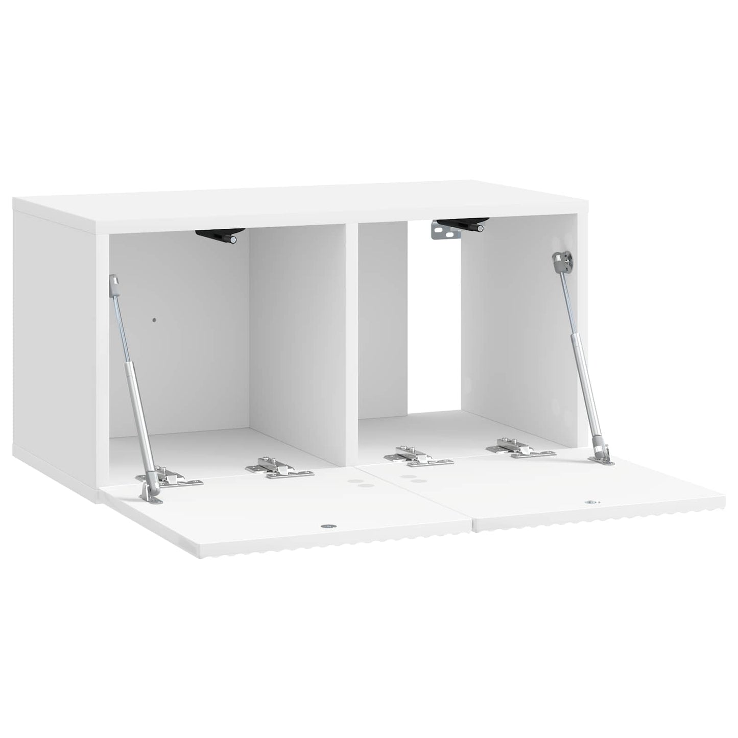 vidaXL Wall-Mounted TV Cabinet High Gloss White 59.5 x 31 x 30 cm
