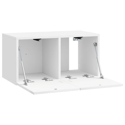 vidaXL Wall-Mounted TV Cabinet High Gloss White 59.5 x 31 x 30 cm