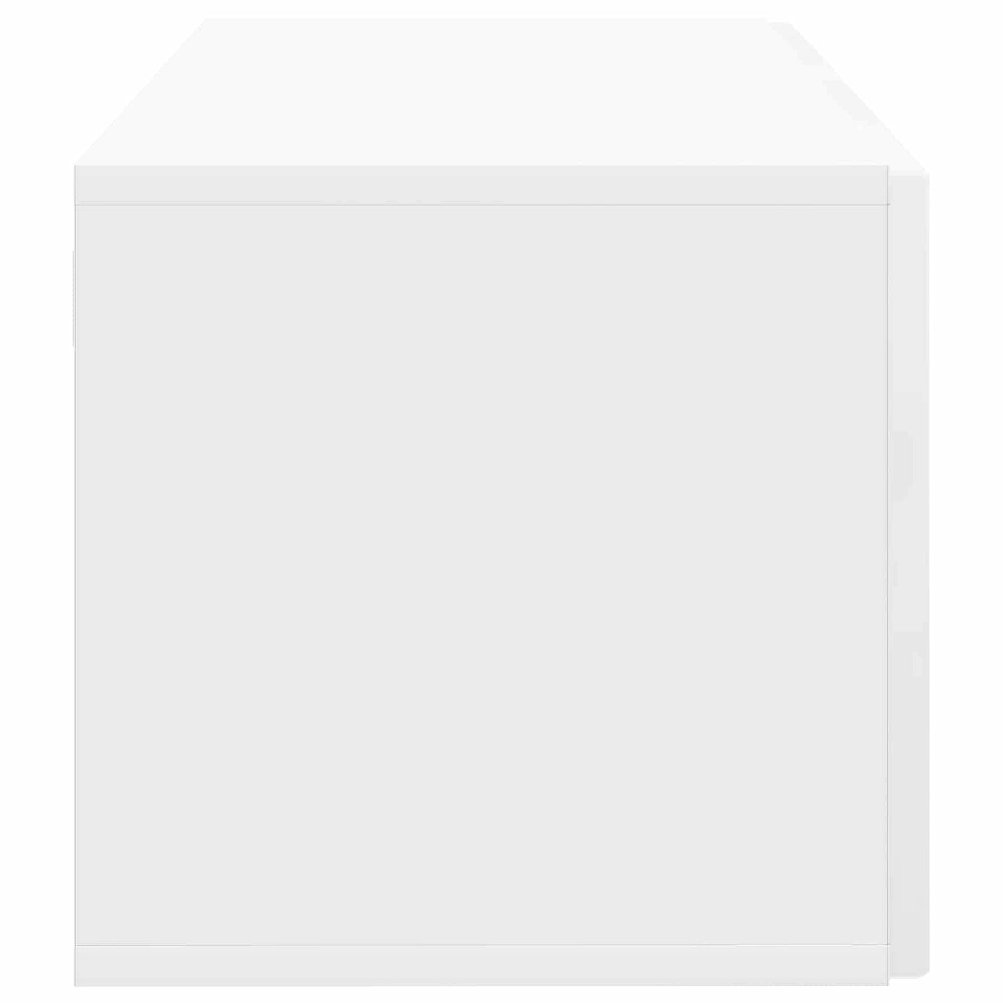 vidaXL Wall-Mounted TV Cabinet High Gloss White 59.5 x 31 x 30 cm
