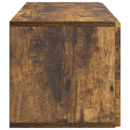 vidaXL Wall-Mounted TV Cabinet 59.5 x 31 x 30 cm Smoked Oak