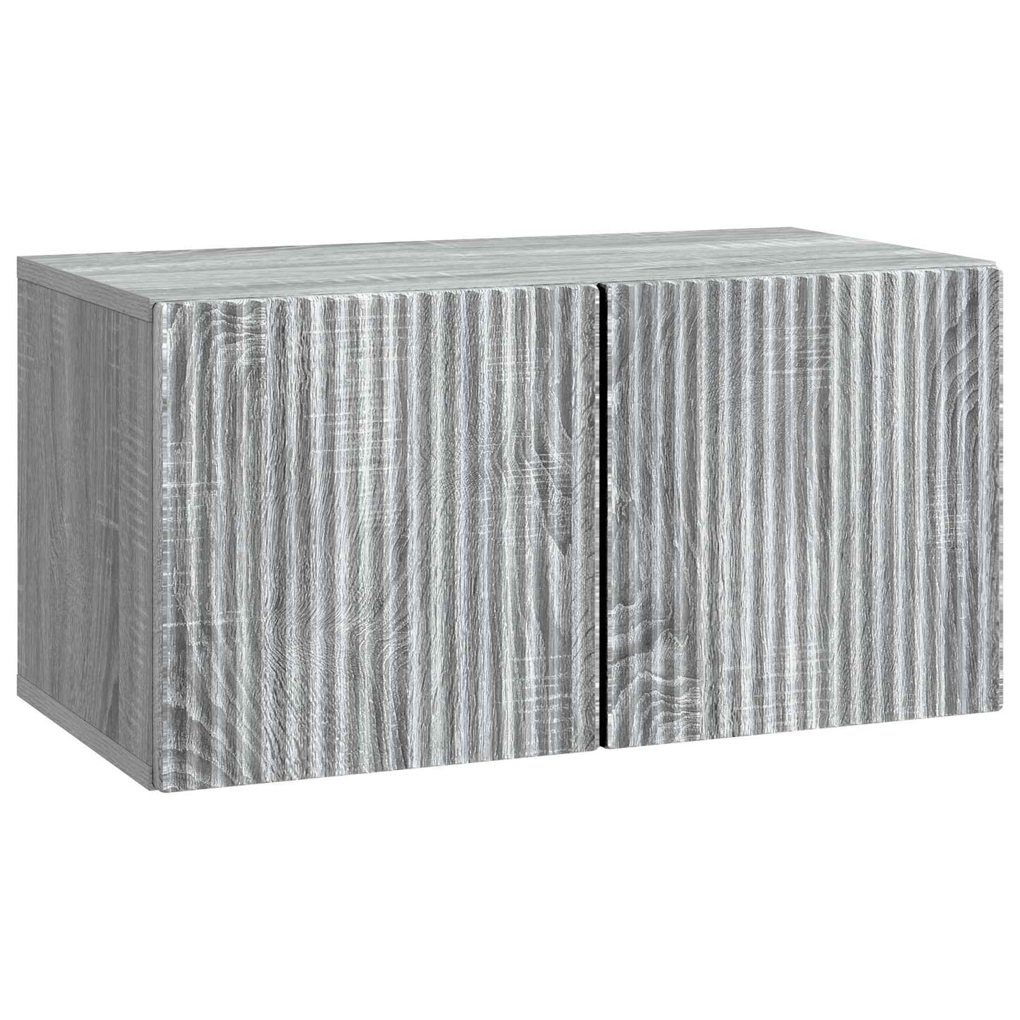vidaXL Wall-Mounted TV Cabinet Grey Sonoma 59.5 x 31 x 30 cm