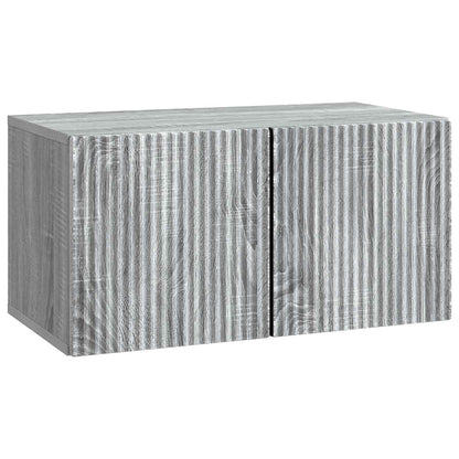 vidaXL Wall-Mounted TV Cabinet Grey Sonoma 59.5 x 31 x 30 cm