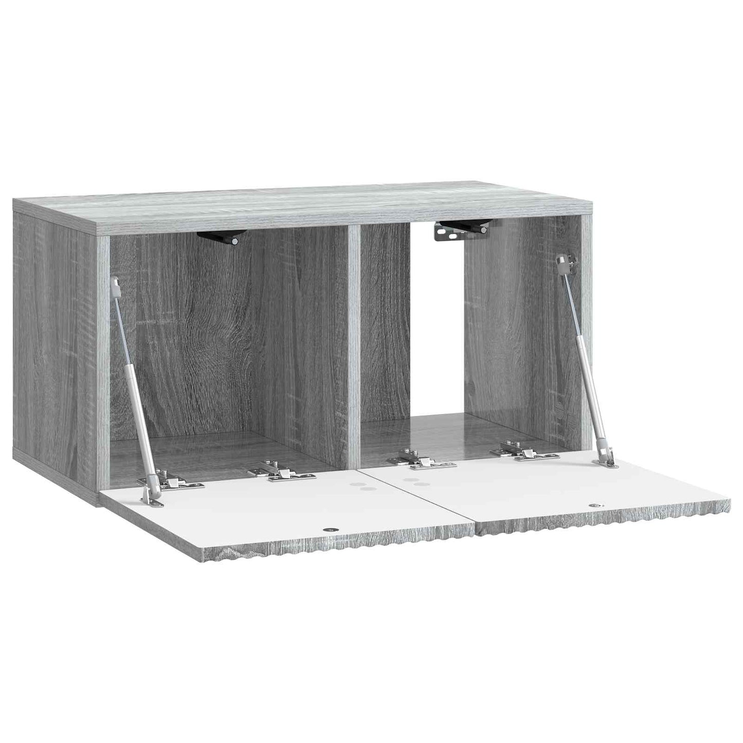 vidaXL Wall-Mounted TV Cabinet Grey Sonoma 59.5 x 31 x 30 cm