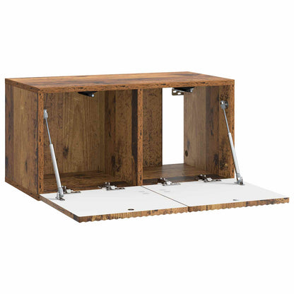 vidaXL Wall-Mounted TV Cabinet Wall-mounted Old Wood 59.5 x 31 x 30 cm