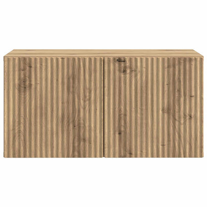 vidaXL Wall-Mounted TV Cabinet 59.5 x 31 x 30 cm Artisan Oak