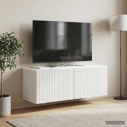 vidaXL Wall-Mounted TV Cabinet White 78.5 x 31 x 30 cm Engineered Wood