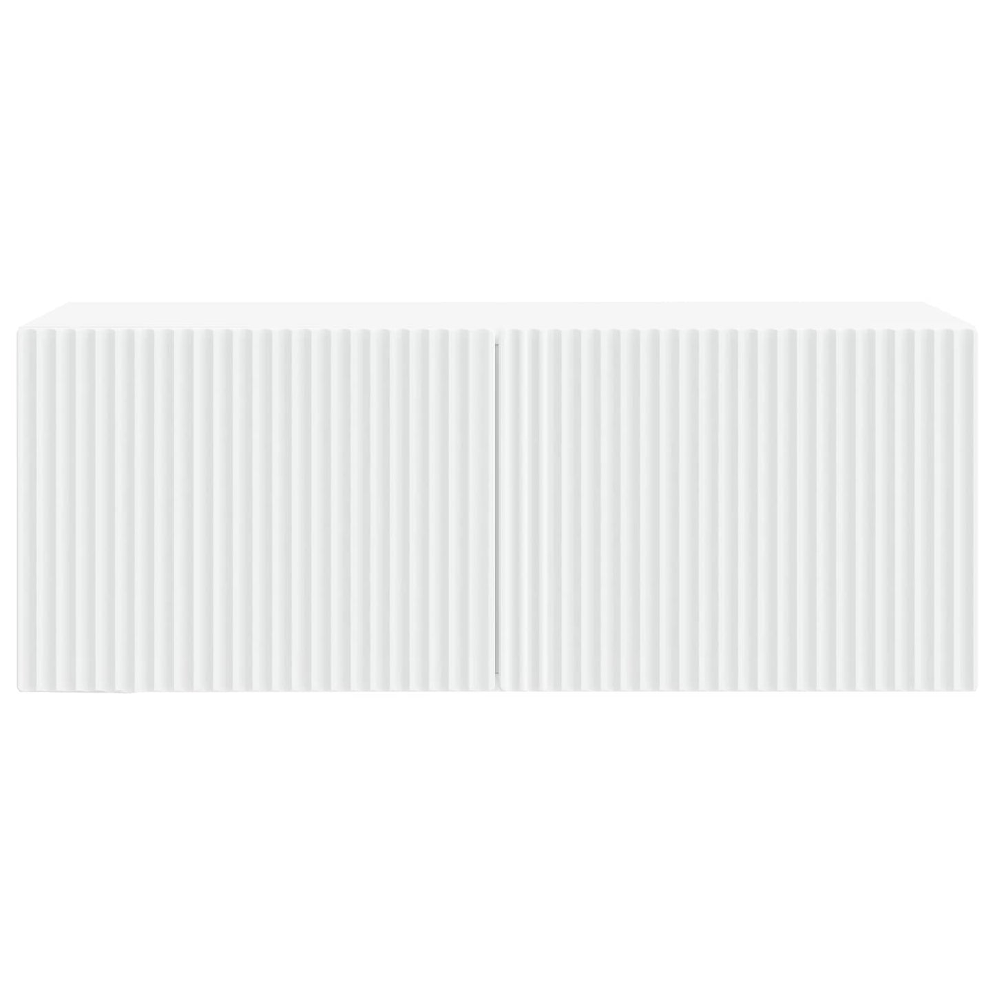 vidaXL Wall-Mounted TV Cabinet White 78.5 x 31 x 30 cm Engineered Wood