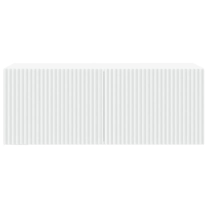 vidaXL Wall-Mounted TV Cabinet White 78.5 x 31 x 30 cm Engineered Wood