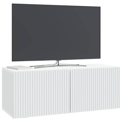 vidaXL Wall-Mounted TV Cabinet White 78.5 x 31 x 30 cm Engineered Wood