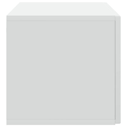 vidaXL Wall-Mounted TV Cabinet White 78.5 x 31 x 30 cm Engineered Wood