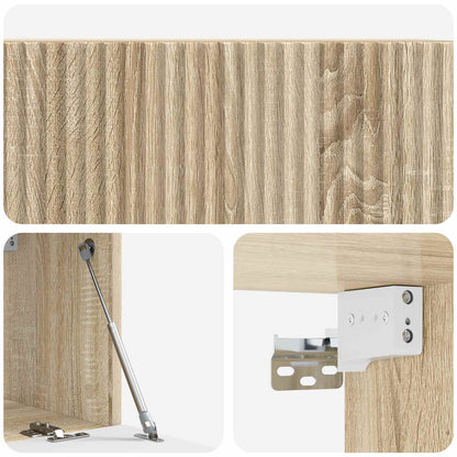 vidaXL Wall-Mounted TV Cabinet Sonoma Oak 78.5 x 31 x 30 cm