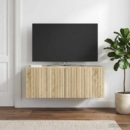 vidaXL Wall-Mounted TV Cabinet Sonoma Oak 78.5 x 31 x 30 cm