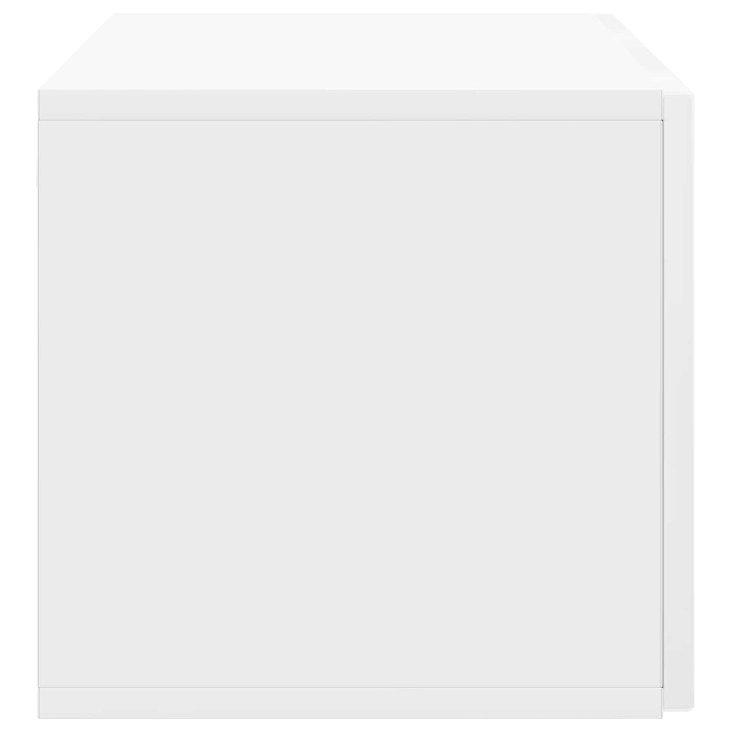 vidaXL Wall-Mounted TV Cabinet High Gloss White 78.5 x 31 x 30 cm