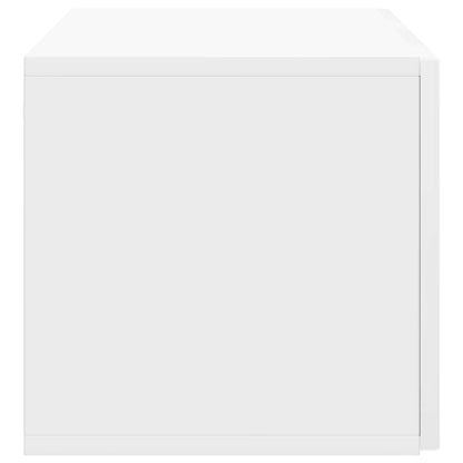 vidaXL Wall-Mounted TV Cabinet High Gloss White 78.5 x 31 x 30 cm