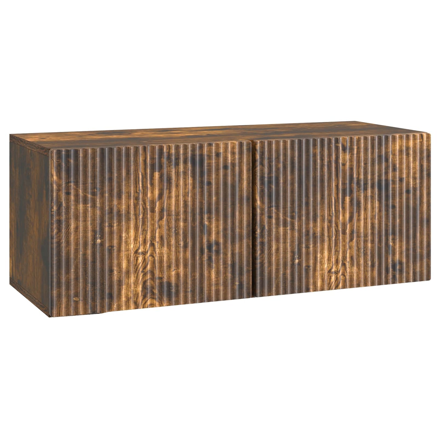 vidaXL Wall-Mounted TV Cabinet 78.5 x 31 x 30 cm Smoked Oak