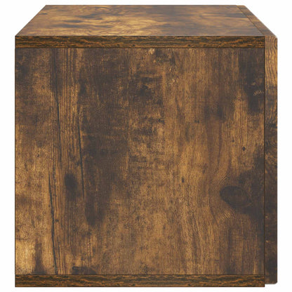 vidaXL Wall-Mounted TV Cabinet 78.5 x 31 x 30 cm Smoked Oak