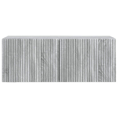 vidaXL Wall-Mounted TV Cabinet Grey Sonoma 78.5 x 31 x 30 cm