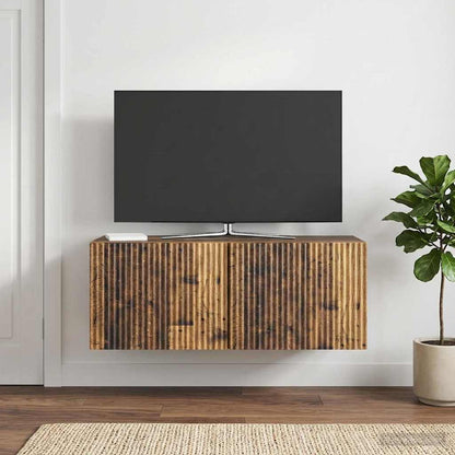 vidaXL Wall-Mounted TV Cabinet Wall-mounted Old Wood 78.5 x 31 x 30 cm