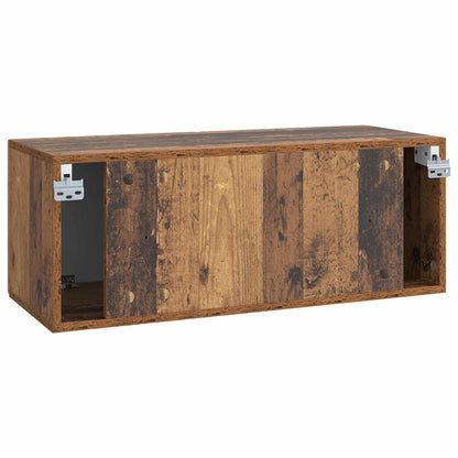 vidaXL Wall-Mounted TV Cabinet Wall-mounted Old Wood 78.5 x 31 x 30 cm