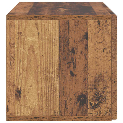 vidaXL Wall-Mounted TV Cabinet Wall-mounted Old Wood 78.5 x 31 x 30 cm