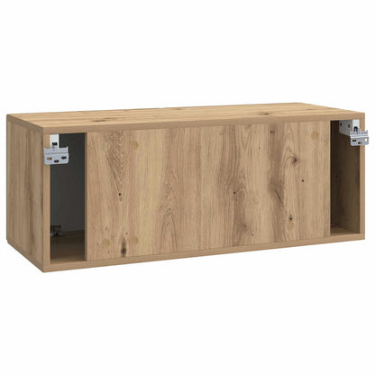 vidaXL Wall-Mounted TV Cabinet 78.5 x 31 x 30 cm Artisan Oak