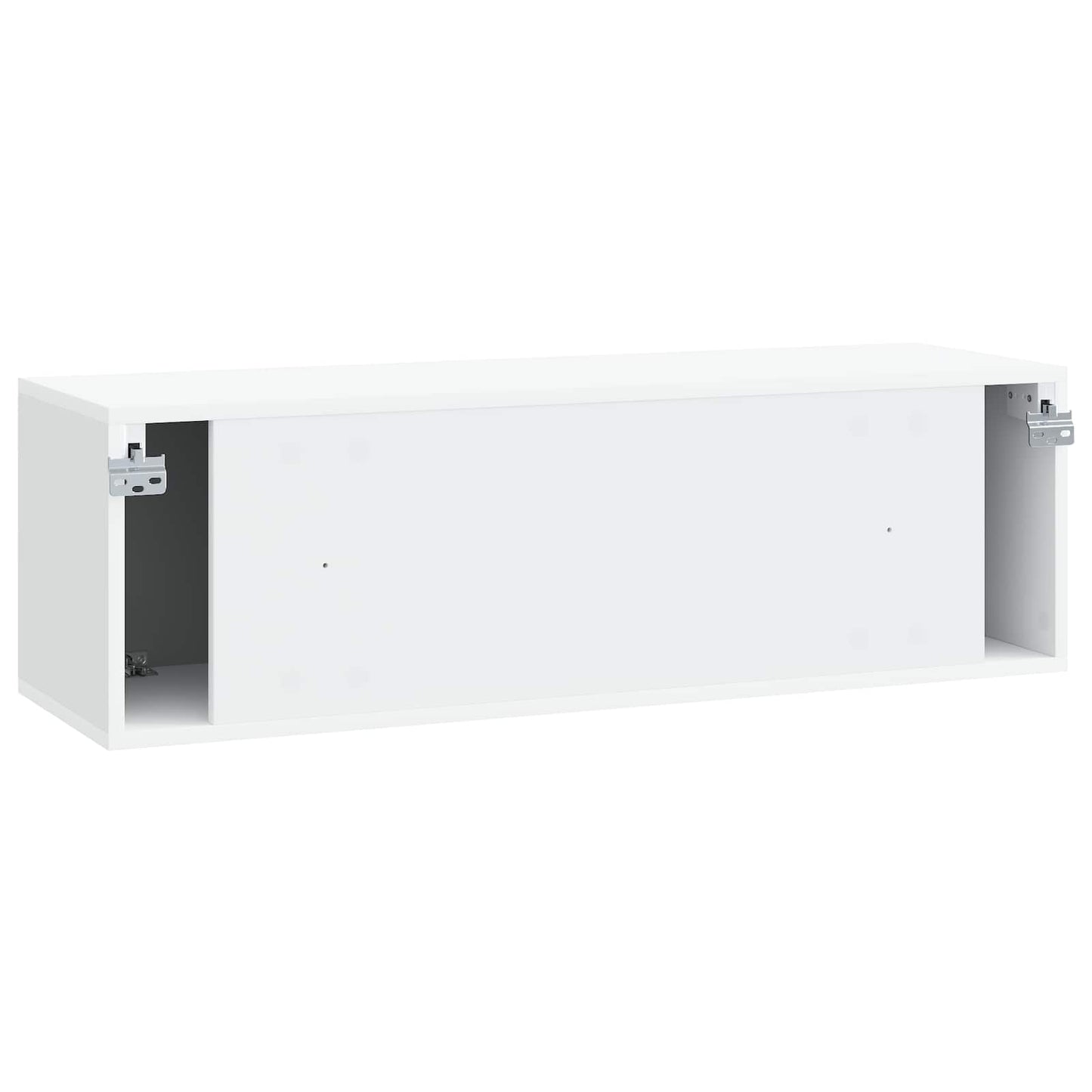vidaXL Wall-Mounted TV Cabinet White 98 x 31 x 30 cm Engineered Wood