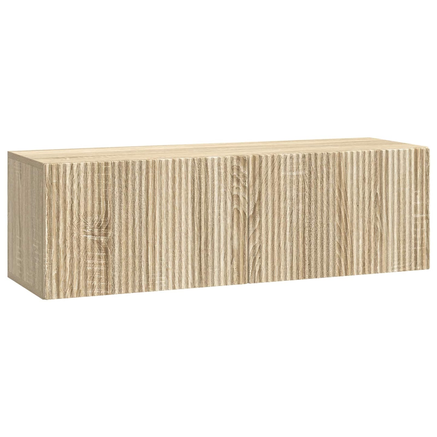vidaXL Wall-Mounted TV Cabinet Wall-mounted Sonoma Oak 98 x 31 x 30 cm