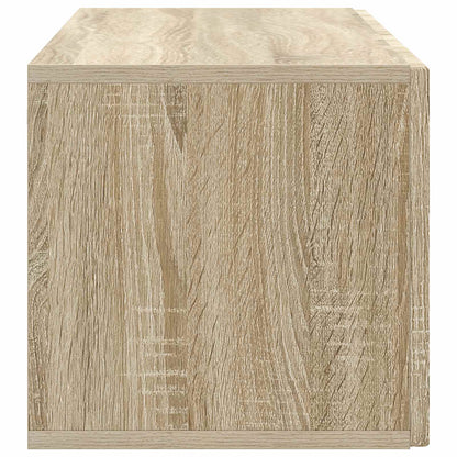 vidaXL Wall-Mounted TV Cabinet Wall-mounted Sonoma Oak 98 x 31 x 30 cm