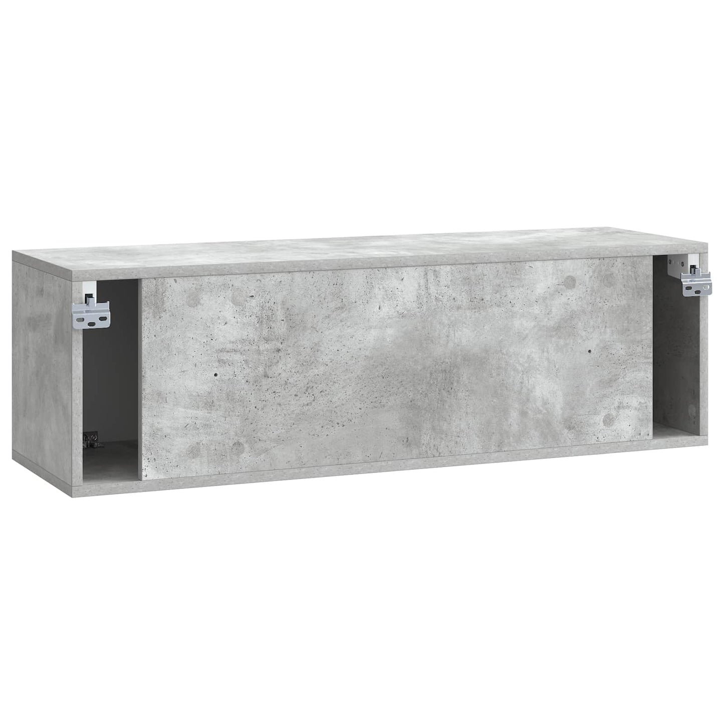 vidaXL Wall-Mounted TV Cabinet Concrete Grey 98 x 31 x 30 cm