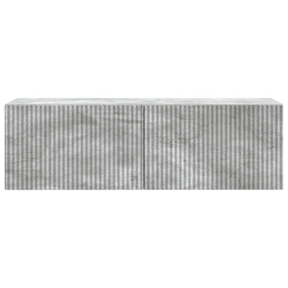 vidaXL Wall-Mounted TV Cabinet Concrete Grey 98 x 31 x 30 cm