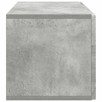 vidaXL Wall-Mounted TV Cabinet Concrete Grey 98 x 31 x 30 cm