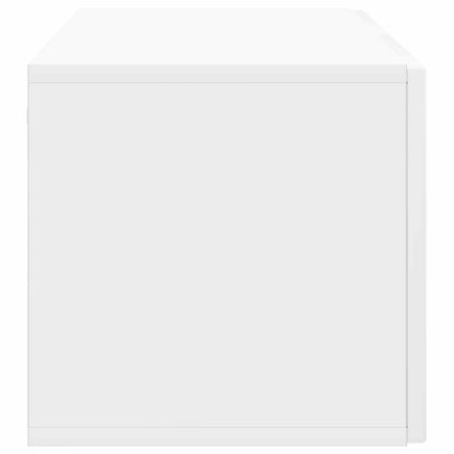 vidaXL Wall-Mounted TV Cabinet High Gloss White 98 x 31 x 30 cm