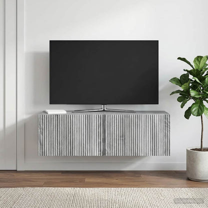 vidaXL Wall-Mounted TV Cabinet 98 x 31 x 30 cm Grey Sonoma