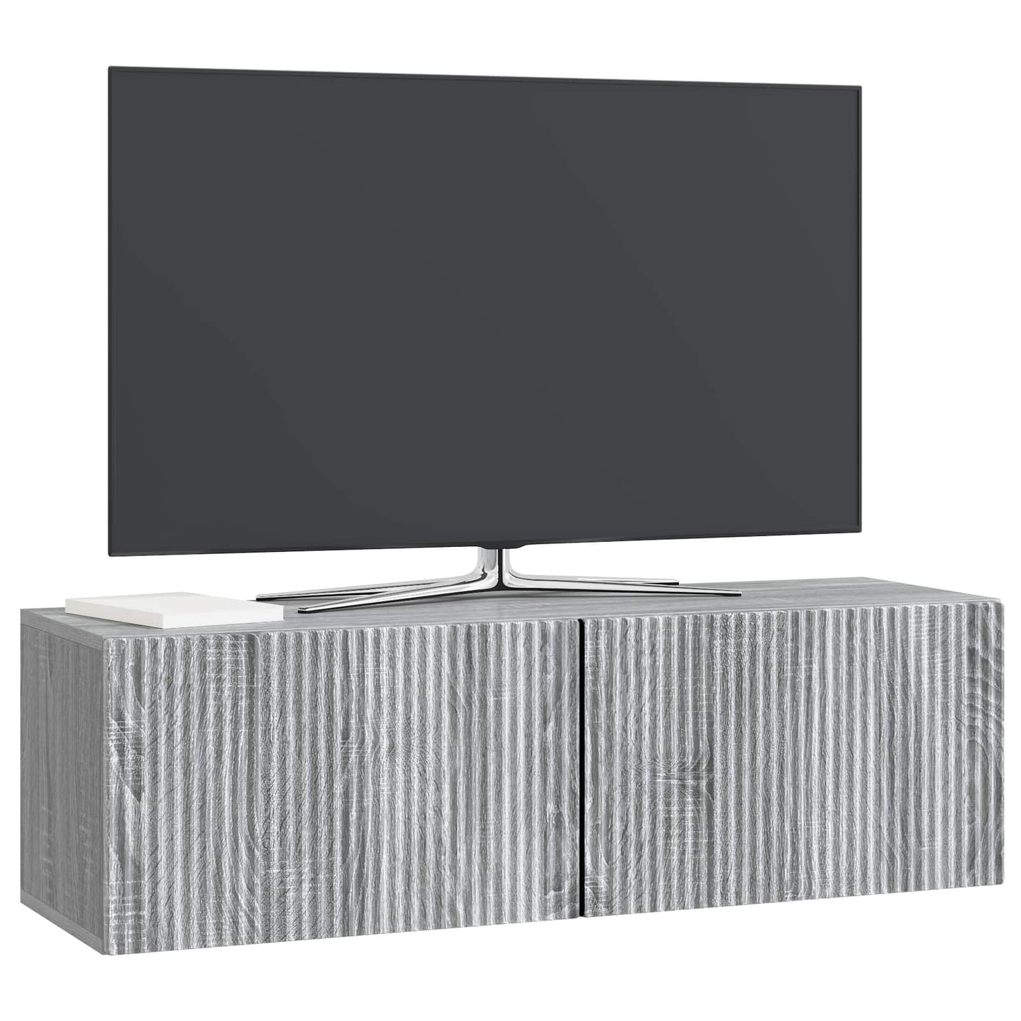 vidaXL Wall-Mounted TV Cabinet 98 x 31 x 30 cm Grey Sonoma