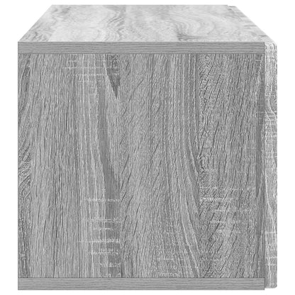 vidaXL Wall-Mounted TV Cabinet 98 x 31 x 30 cm Grey Sonoma