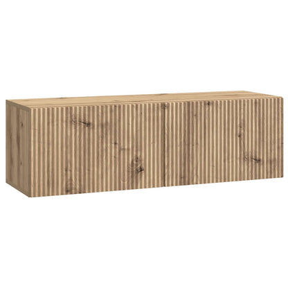 vidaXL Wall-Mounted TV Cabinet 98 x 31 x 30 cm Artisan Oak