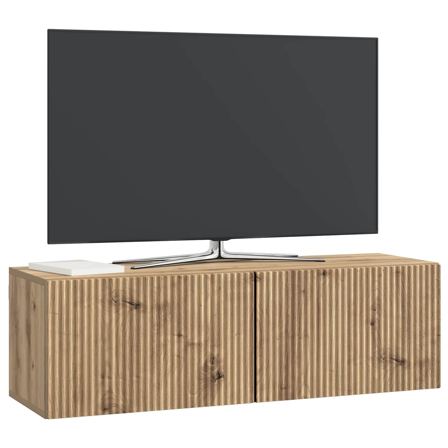 vidaXL Wall-Mounted TV Cabinet 98 x 31 x 30 cm Artisan Oak