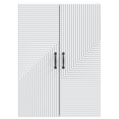 vidaXL Wall-Mounted Cabinet White 66 x 34.5 x 90 cm Engineered Wood