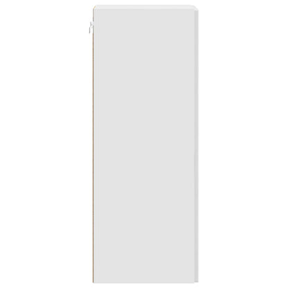 vidaXL Wall-Mounted Cabinet High Gloss White 66 x 34.5 x 90 cm