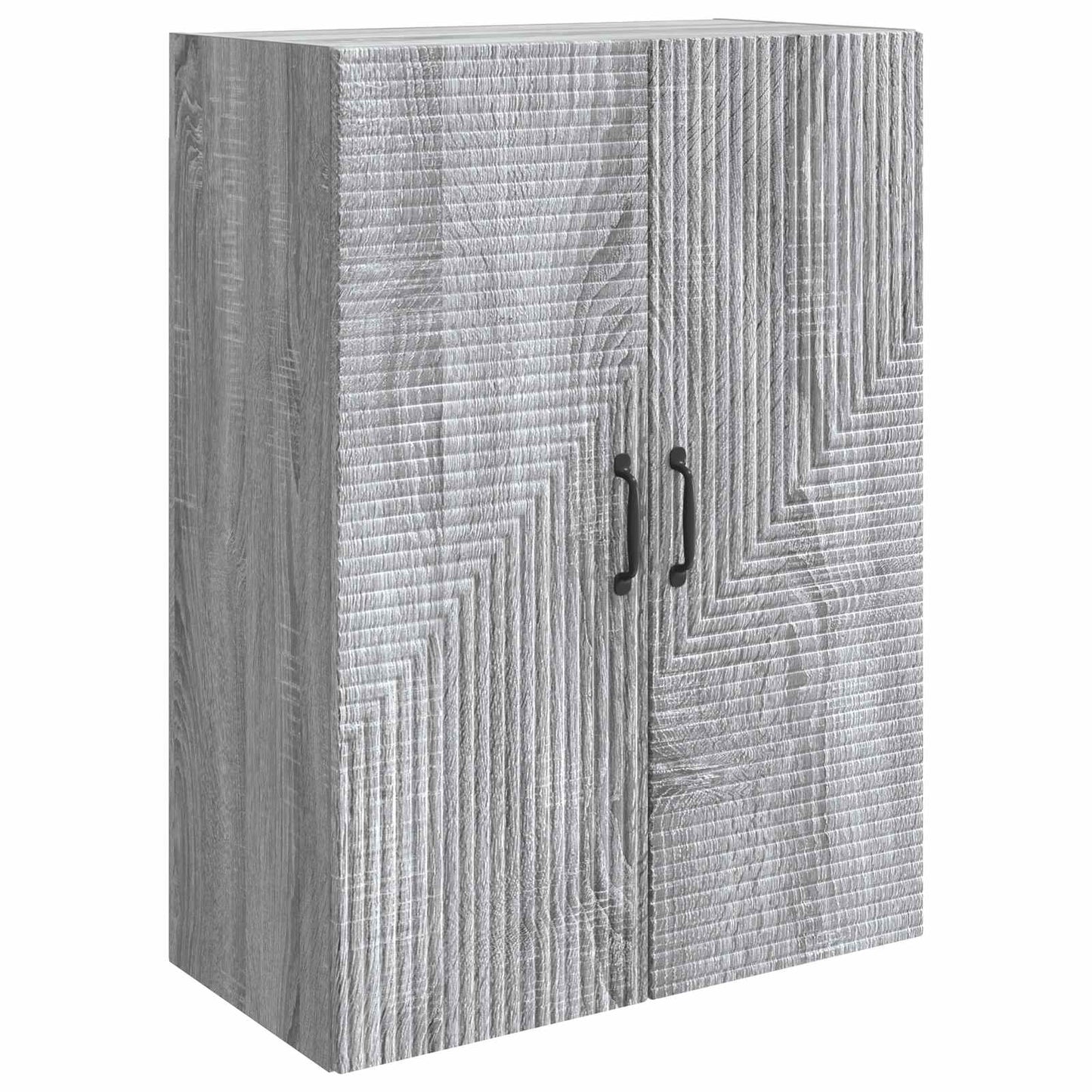 vidaXL Wall-Mounted Cabinet Grey Sonoma 66 x 34.5 x 90 cm