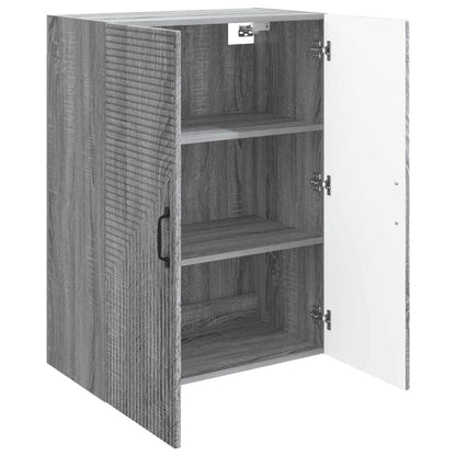vidaXL Wall-Mounted Cabinet Grey Sonoma 66 x 34.5 x 90 cm