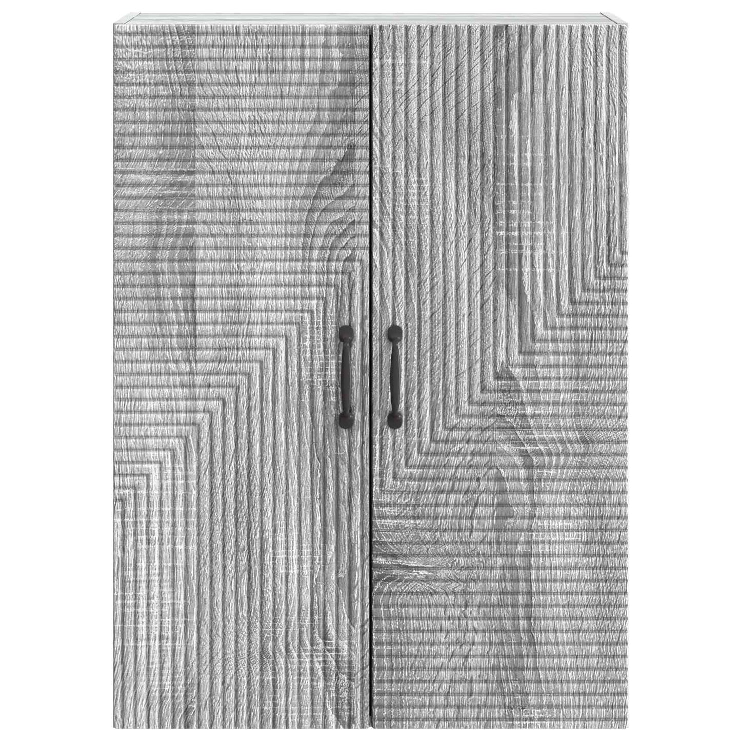 vidaXL Wall-Mounted Cabinet Grey Sonoma 66 x 34.5 x 90 cm