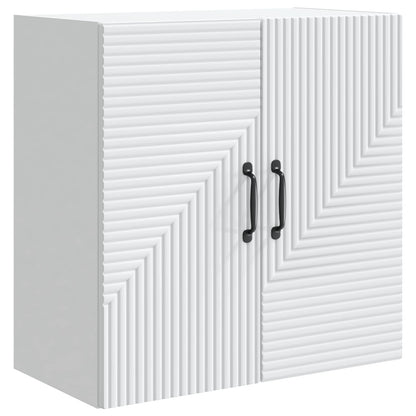 vidaXL Wall-Mounted Cabinet White 59 x 31 x 60 cm Engineered Wood