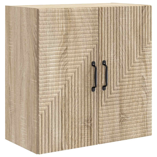 vidaXL Wall-Mounted Cabinet Sonoma Oak 59 x 31 x 60 cm Engineered Wood