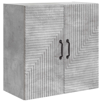 vidaXL Wall-Mounted Cabinet Concrete Grey 59 x 31 x 60 cm