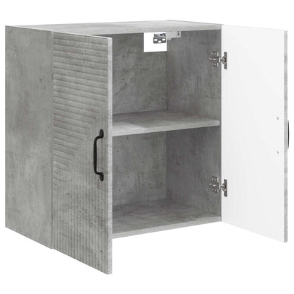 vidaXL Wall-Mounted Cabinet Concrete Grey 59 x 31 x 60 cm