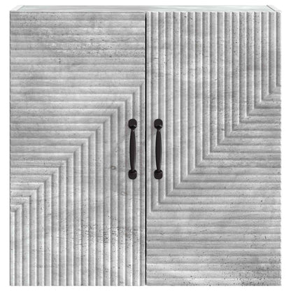 vidaXL Wall-Mounted Cabinet Concrete Grey 59 x 31 x 60 cm
