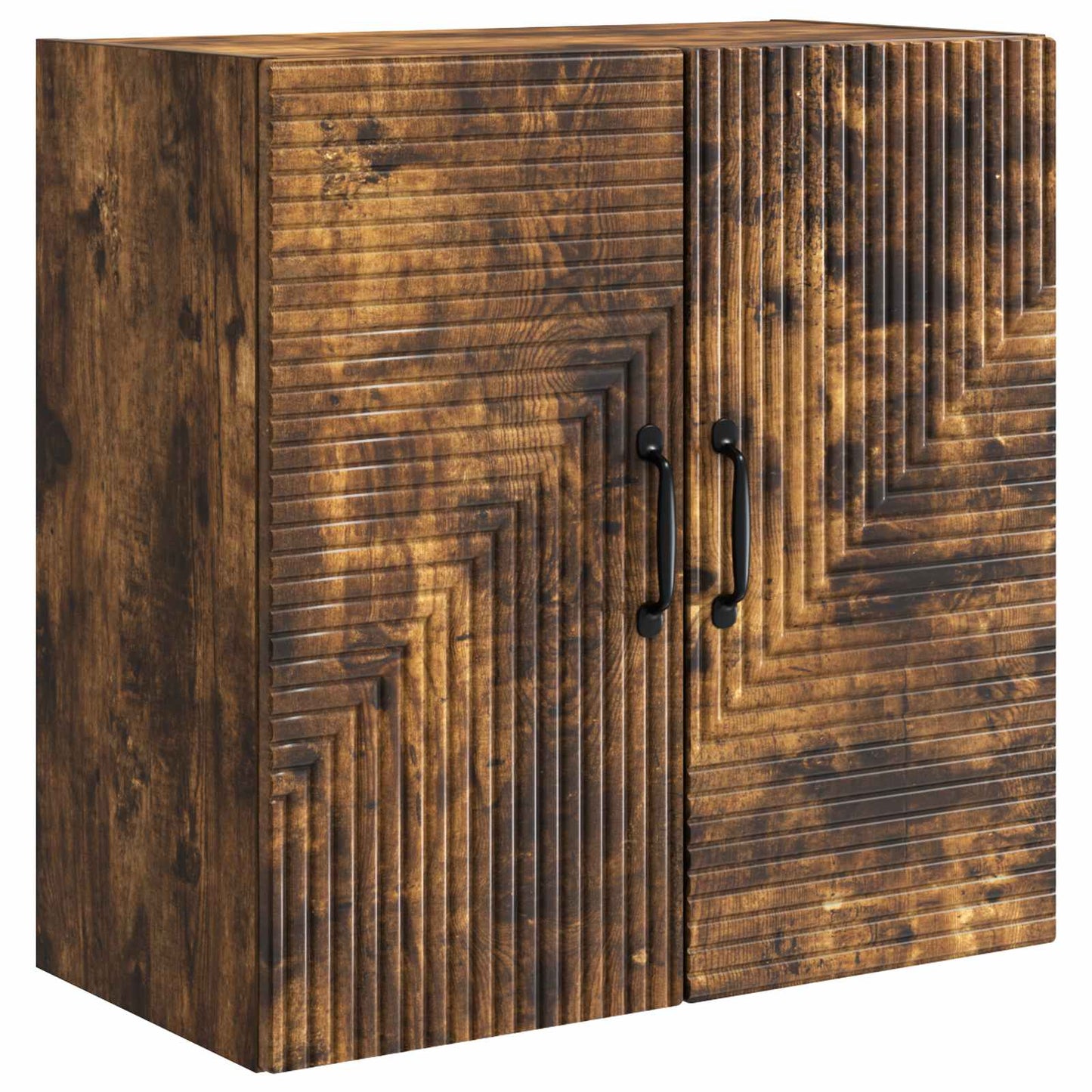 vidaXL Wall-Mounted Cabinet Smoked Oak 59 x 31 x 60 cm Engineered Wood